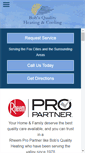 Mobile Screenshot of bobsqualityheating.com